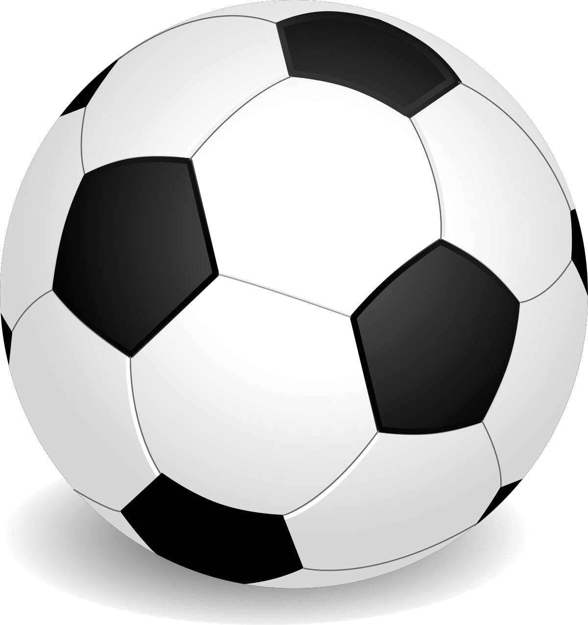 Black & White Foot Ball